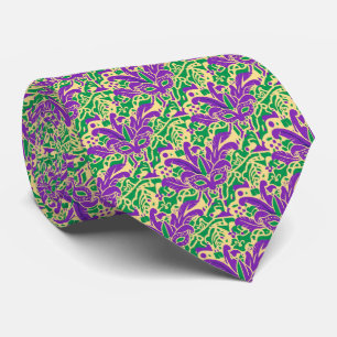 Masked Mischief Mardi Gras Tie