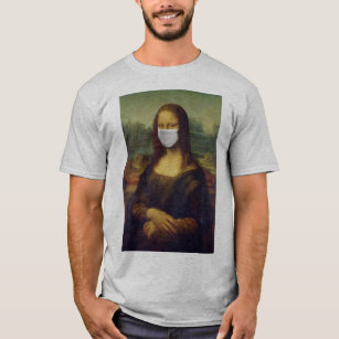 masked mona lisa shirt