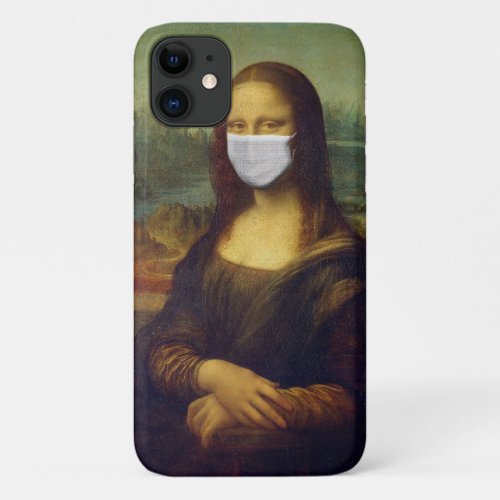 Masked Mona Lisa iPhone 11 Case