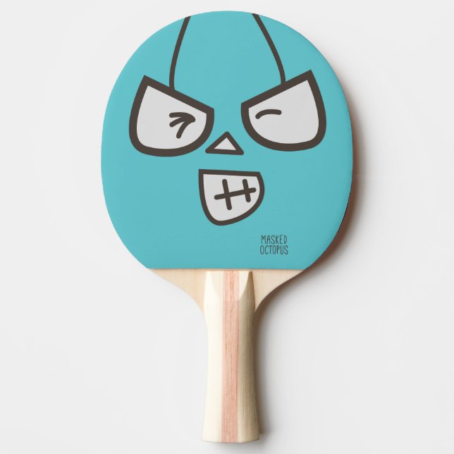 Masked Octopus - Hello Ping-Pong Paddle (Front)