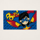 Masked Superhero Bookmark (Back)