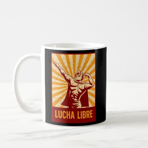 Masked Wrestler Lucha Libre Mexican Wrestling Coffee Mug