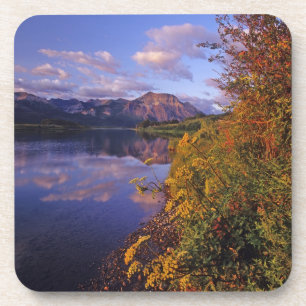 Maskinonge Lake in Waterton Lakes National Park 2 Beverage Coaster