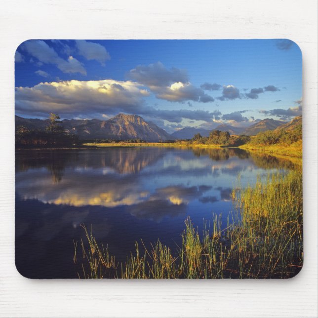 Maskinonge Lake in Waterton Lakes National Park 3 Mouse Pad (Front)