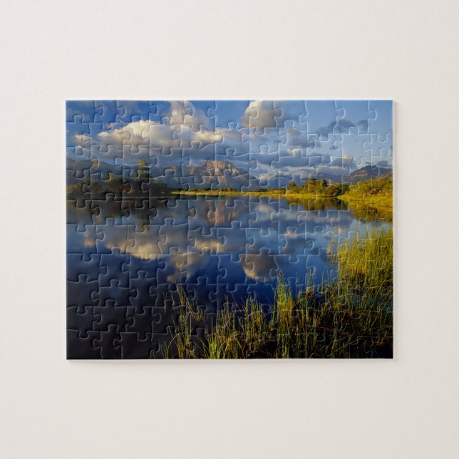Maskinonge Lake in Waterton Lakes National Park Jigsaw Puzzle (Horizontal)