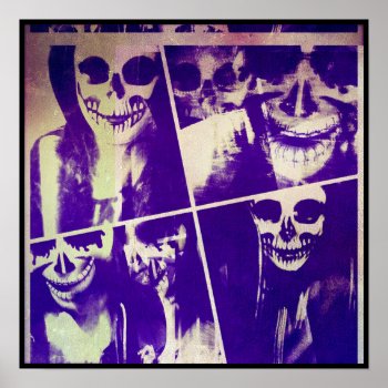 Masks... Poster by ZachAttackDesign at Zazzle