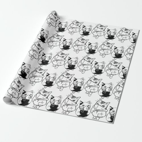Masks Save Lives Stay Safe Wrapping Paper