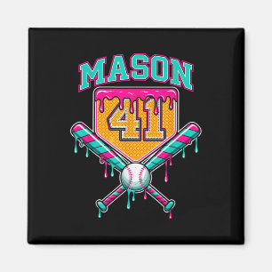 Mason 41 Meme Ice Cream Drip Bysebyll Birthday Cos Magnet