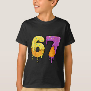 Mason 67 Ice Cream Drip Meme Six Seven Funny T-Shirt