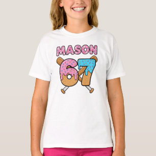 Mason 67 Ice Cream Meme Funny Six Seven mason ice  T-Shirt