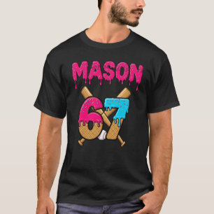Mason 67 Ice Cream Meme Funny Six Seven mason ice T-Shirt