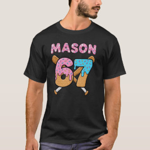 Mason 67 Ice Cream Meme Funny Six Seven mason ice T-Shirt