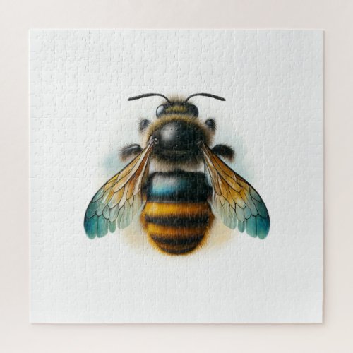 Mason Bee IREF1304 _ Watercolor Jigsaw Puzzle