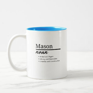 Mason, Boy Personalized Name Definition Mug