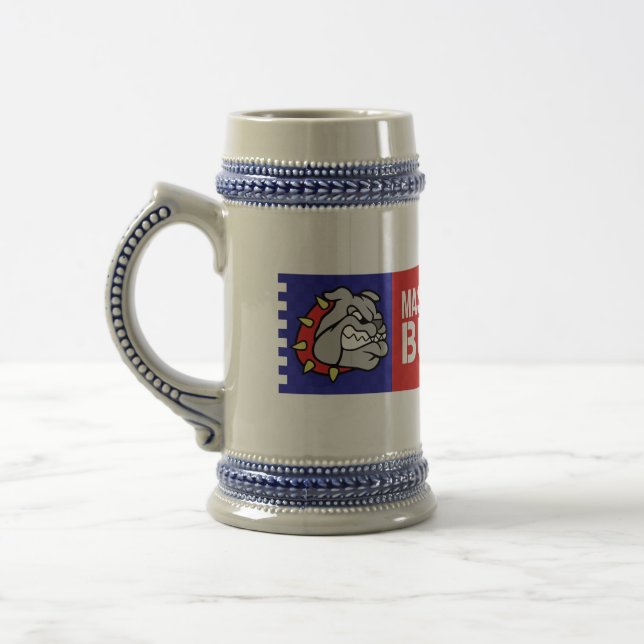 Mason Bulldogs #2 Beer Stein (Left)