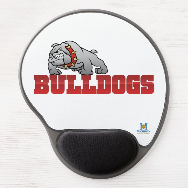 Mason Bulldogs #3 Gel Mouse Pad (Front)