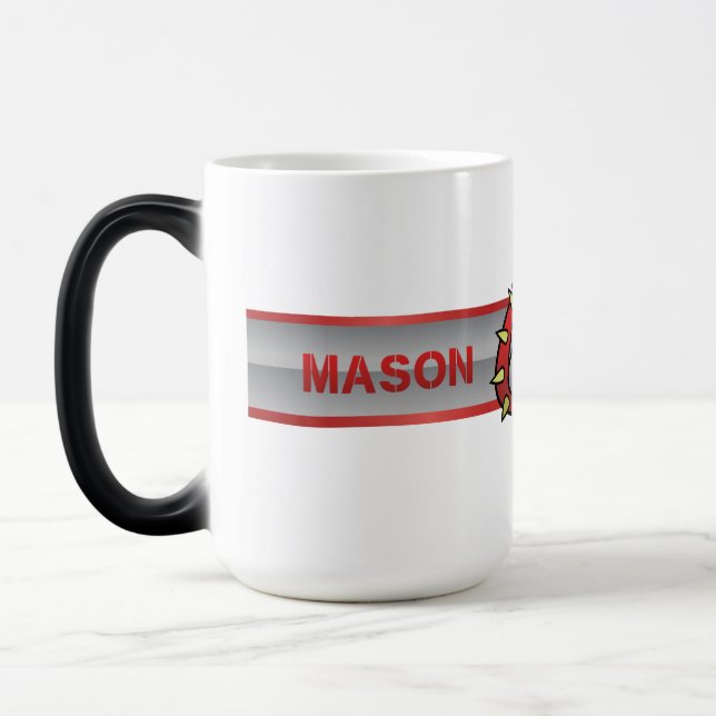 Mason Bulldogs #4 Color Morph Mug (Left)