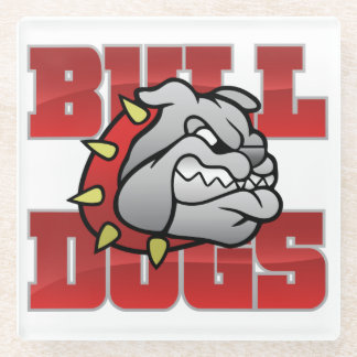 Mason Bulldogs #5 Glass Coaster