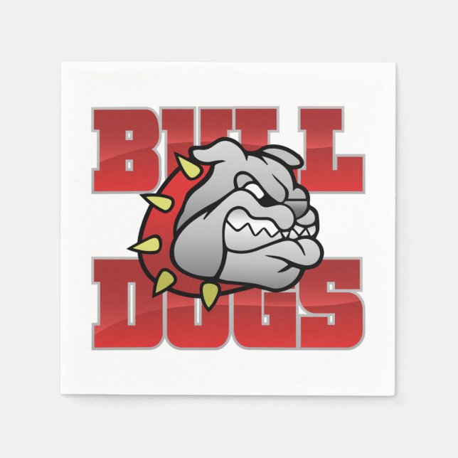 Mason Bulldogs #5 Napkins (Front)