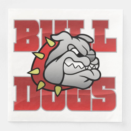 Mason Bulldogs 5 Paper Dinner Napkins