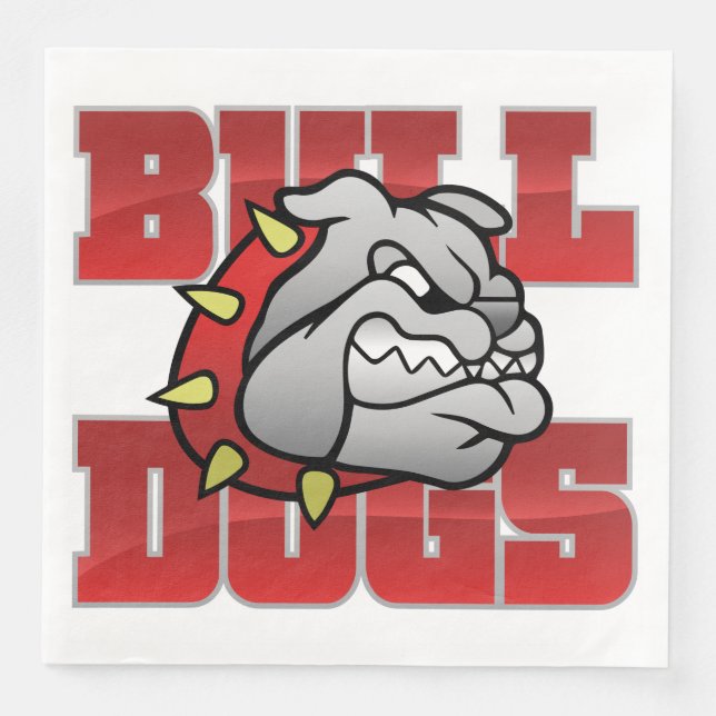 Mason Bulldogs #5 Paper Dinner Napkins (Front)