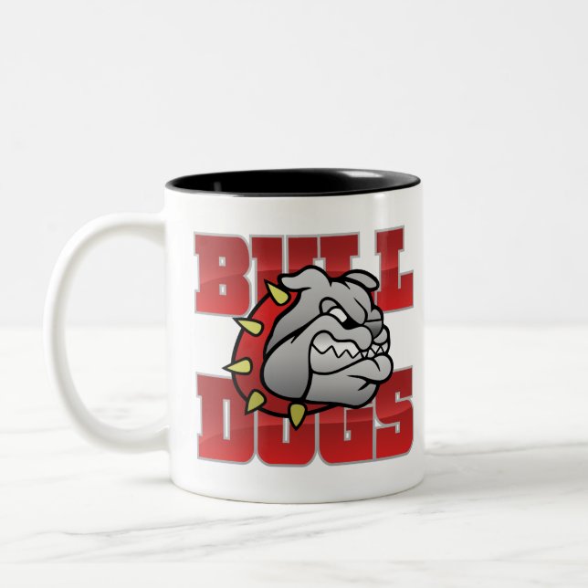 Mason Bulldogs #5 Two-Tone Coffee Mug (Left)