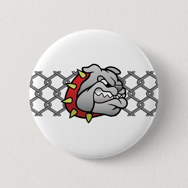 Mason Bulldogs #6 Button (Front)