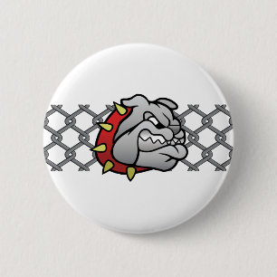 Mason Bulldogs #6 Button