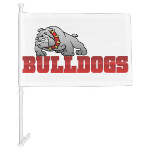 Mason Bulldogs #8 Car Flag