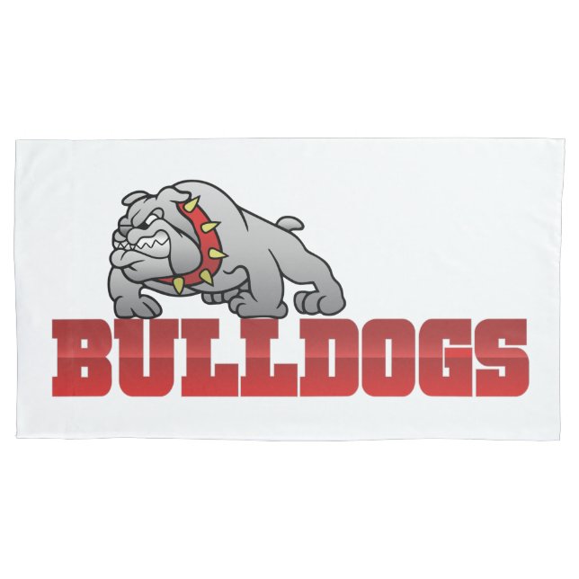 Mason Bulldogs #8 Pillow Case (Front)