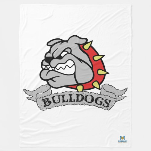 Mason Bulldogs Fleece Blanket