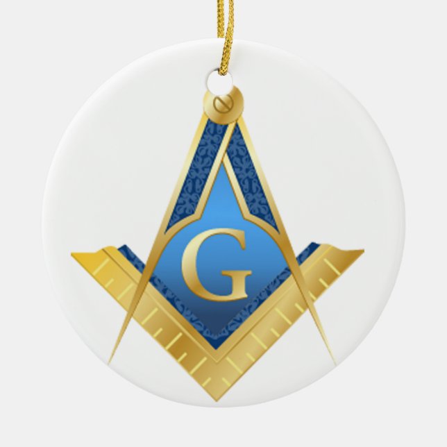 Mason Ceramic Ornament (Front)