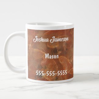 Mason, Custom Stone Print Business Mugs