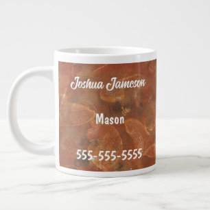 Mason, Custom Stone Print Business Mugs
