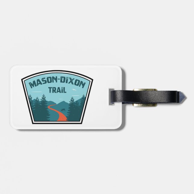 Mason-Dixon Trail Luggage Tag (Back Horizontal)