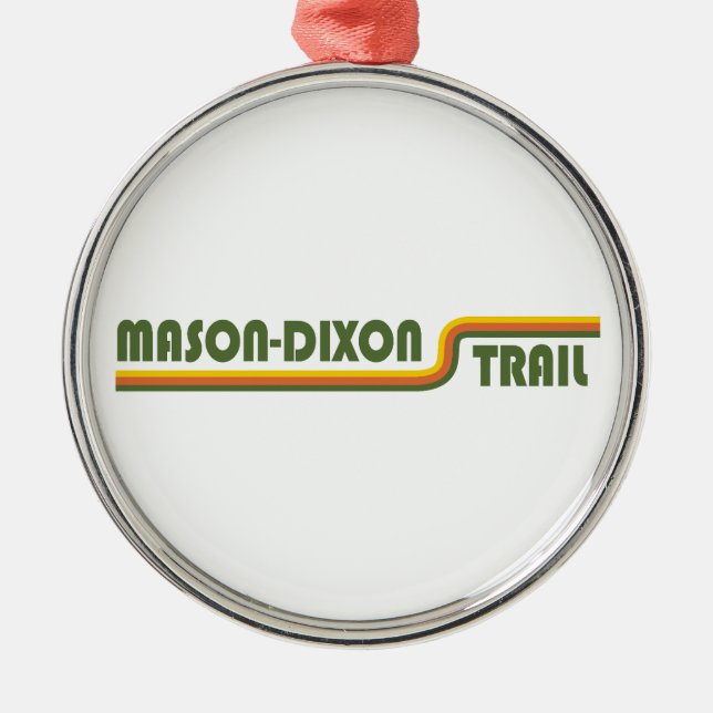 Mason-Dixon Trail Metal Ornament (Front)