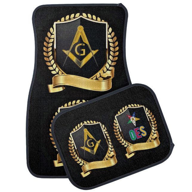 Mason / Eastern Star Car Floor Mat (Set)