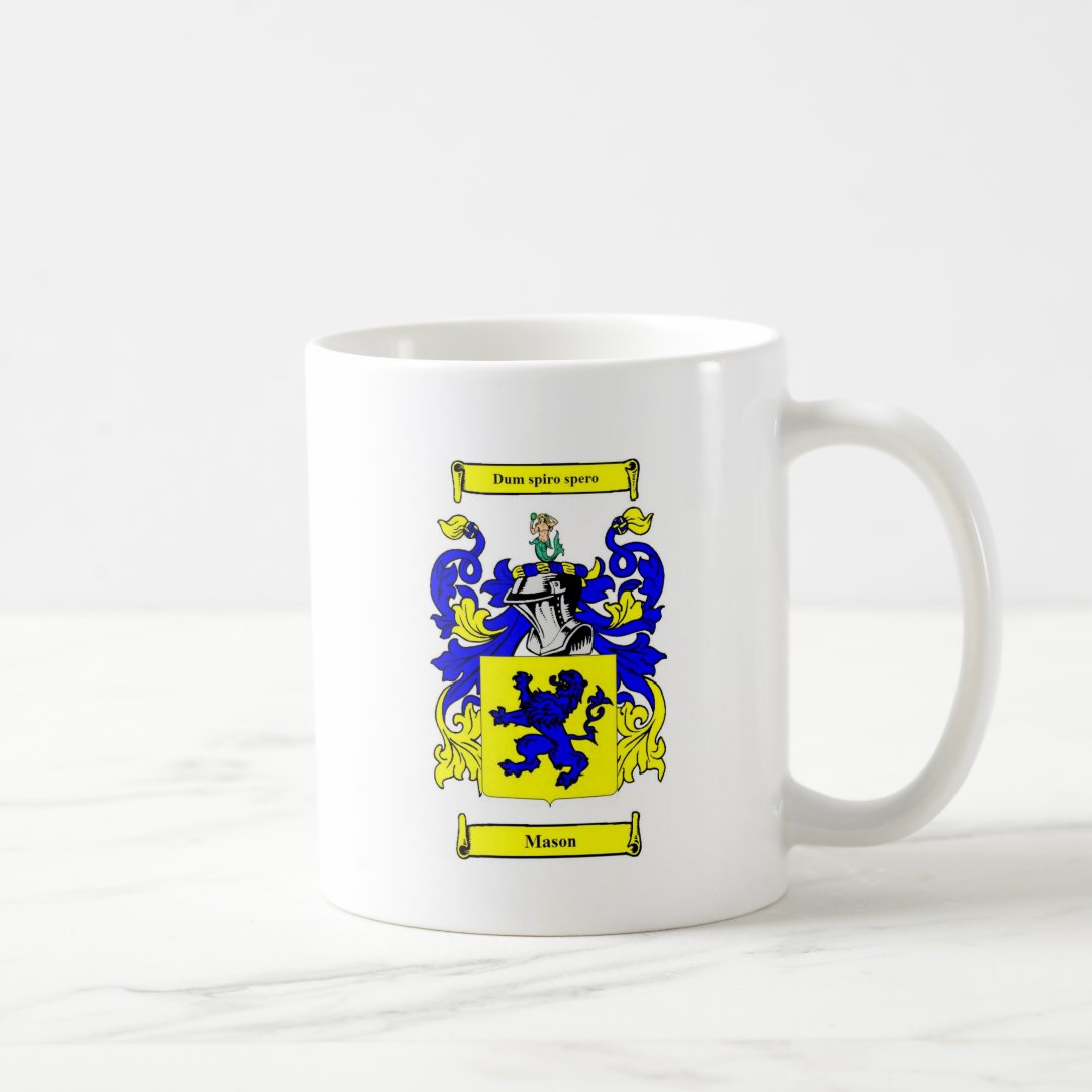 Mason (English) Coat of Arms Coffee Mug | Zazzle