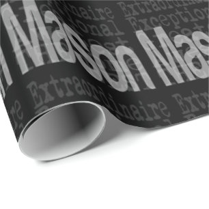 Mason Extraordinaire Wrapping Paper