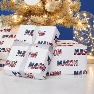 Mason First Name USA US Gift Paper