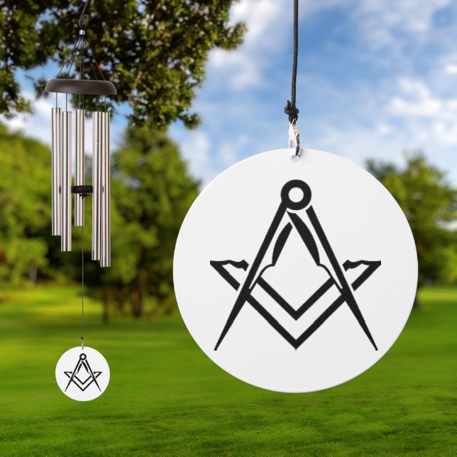 Mason Freemasonry Masonic Masonry Freemason  Wind Chime (Outdoor)