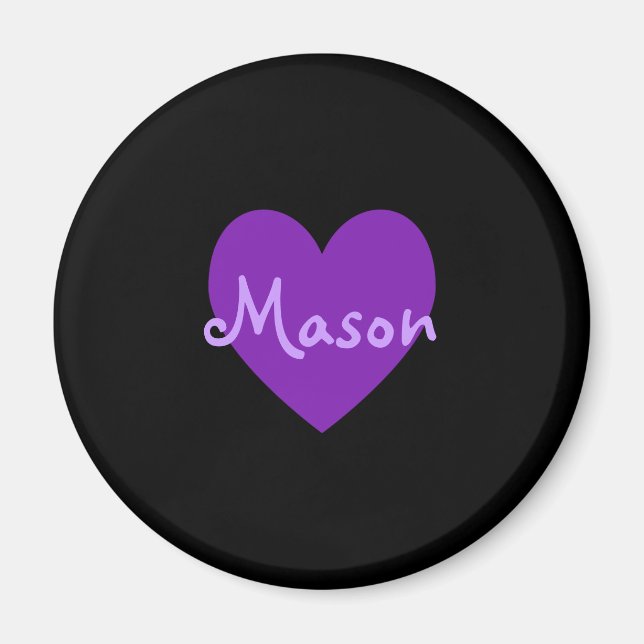 Mason in Purple Magnet (Front)