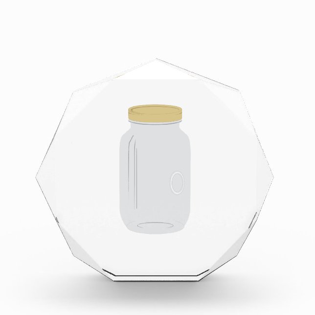 Mason Jar Acrylic Award (Front)