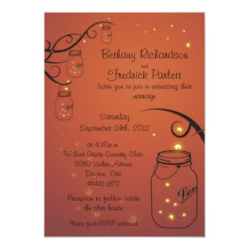 Firefly Wedding Invitations 9