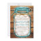 Mason Jar Barn Wood Rustic Wedding Invitations