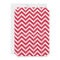 Mason Jar BBQ Graduation Invitation, Chevron Red
