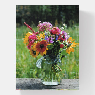 Mason Jar Bouquet Paperweight