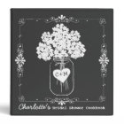 Mason Jar Bridal Shower Cookbook Recipe Binder