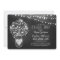 mason jar chalkboard string light rehearsal dinner