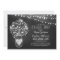 mason jar chalkboard string light rehearsal dinner